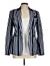 Rag & Bone 100% Cotton Stripes Blue Blazer Size 6 - photo 1