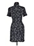 POPSUGAR 100% Rayon Polka Dots Hearts Black Blue Casual Dress Size M - photo 2