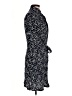 POPSUGAR 100% Rayon Polka Dots Hearts Black Blue Casual Dress Size M - photo 4