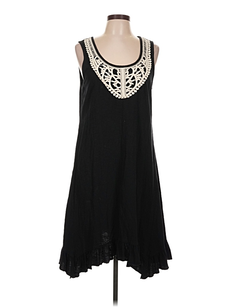 Pre-owned Style & Co Casual Dress In Black