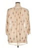 Torrid 100% Polyester Tan 3/4 Sleeve Blouse Size 1X Plus (1) - photo 2