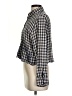 Zara Checkered-gingham Blue Long Sleeve Blouse Size S - photo 5