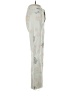 Stradivarius Print Ivory Jeans Size 4 - photo 4