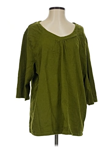 Liz & Me 3/4 Sleeve Blouse (view 1)