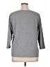 Lands' End Gray 3/4 Sleeve Top Size 1X - photo 2