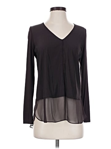 Lola & Sophie Long Sleeve Silk Top (view 1)