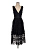 Just Me 100% Polyester Black Cocktail Dress Size S - photo 1