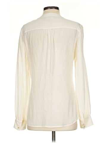 Banana Republic Long Sleeve Silk Top (view 2)