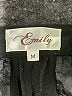 Emily... Solid Black Track Pants Size M - photo 7