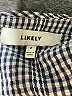 Likely Checkered-gingham Gray Casual Dress Size 2 - photo 4