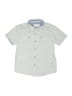 CRAFT + FLOW Solid Blue Short Sleeve Button-Down Shirt Size 5 - photo 1