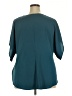 Shein Curve Teal 3/4 Sleeve Blouse Size 18 Plus (3) - photo 2