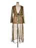 Kendall & Kylie 100% Polyester Gold Kimono Size XL - photo 1