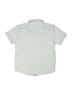 CRAFT + FLOW Solid Blue Short Sleeve Button-Down Shirt Size 5 - photo 2