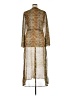 Kendall & Kylie 100% Polyester Gold Kimono Size XL - photo 2
