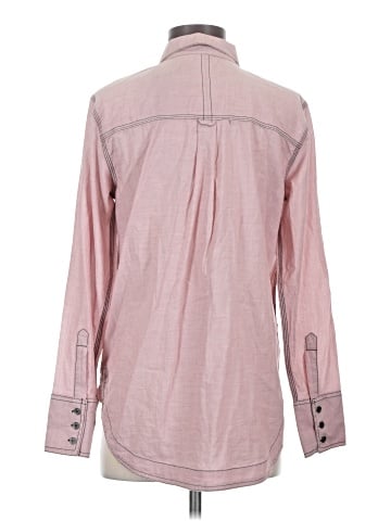 Free People Long Sleeve Button-Down Shirt (view 2)
