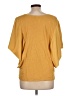 BCBGMAXAZRIA Yellow Short Sleeve Top Size L - photo 2
