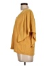 BCBGMAXAZRIA Yellow Short Sleeve Top Size L - photo 5