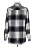 Athleta Plaid Silver Long Sleeve Button-Down Shirt Size L (estimated) - photo 2