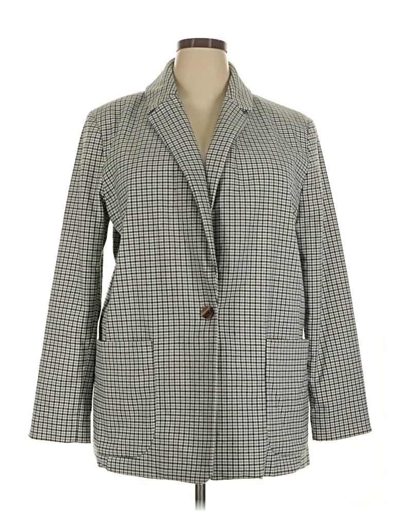 Pre-owned A New Day Blazer Jacket In Gray