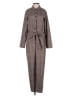 Native Youth Plaid Brown Jumpsuit Size XS - photo 1