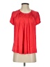 Left Coast by Dolan 100% Polyester Red Short Sleeve Blouse Size XS - photo 1