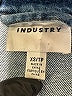 Industry 100% Cotton Solid Blue Denim Jacket Size XS - photo 6