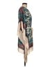 BCBGMAXAZRIA 100% Polyester Teal Kimono Size L - photo 4
