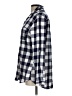 Old Navy 100% Cotton Checkered-gingham Blue Long Sleeve Button-Down Shirt Size L - photo 5