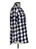 Old Navy 100% Cotton Checkered-gingham Blue Long Sleeve Button-Down Shirt Size L - photo 4
