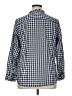 Talbots 100% Cotton Checkered-gingham Blue Long Sleeve Button-Down Shirt Size 1X - photo 2