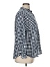 Talbots 100% Cotton Checkered-gingham Blue Long Sleeve Button-Down Shirt Size 1X - photo 4