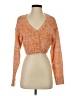 Blue Blush Tweed Orange Cardigan Size S - photo 1