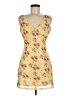 Shein Floral Yellow Cocktail Dress Size 6 - photo 1