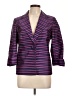 Talbots Stripes Purple Blazer Size 10 - photo 1