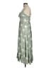 Simplee 100% Polyester Paisley Green Casual Dress Size M - photo 5