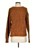 Something Navy Tweed Brown Pullover Sweater Size S - photo 1