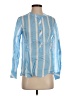 Persifor Stripes Blue Long Sleeve Blouse Size XS - photo 1