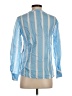 Persifor Stripes Blue Long Sleeve Blouse Size XS - photo 2