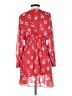 Assorted Brands 100% Polyester Floral Red Casual Dress Size S - photo 2