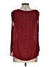 Elle 100% Polyester Red Sleeveless Blouse Size L - photo 2