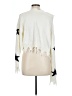 Shein 100% Acrylic Stars Ivory Pullover Sweater Size L - photo 2