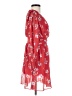 Assorted Brands 100% Polyester Floral Red Casual Dress Size S - photo 4