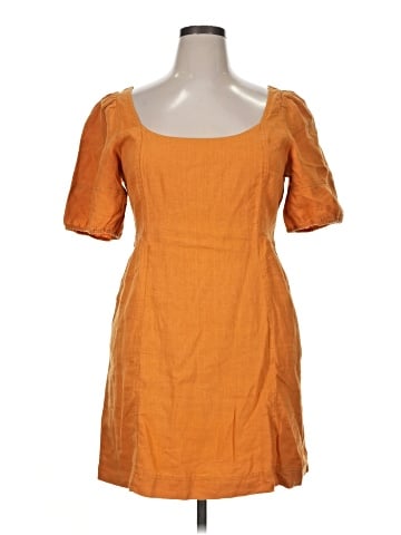 Madewell Maisie Mini Dress in 100% Linen (view 1)