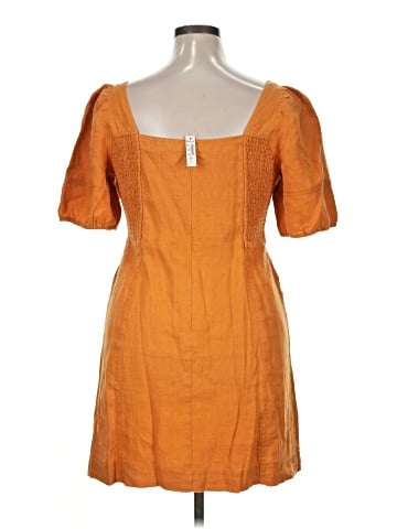 Madewell Maisie Mini Dress in 100% Linen (view 2)