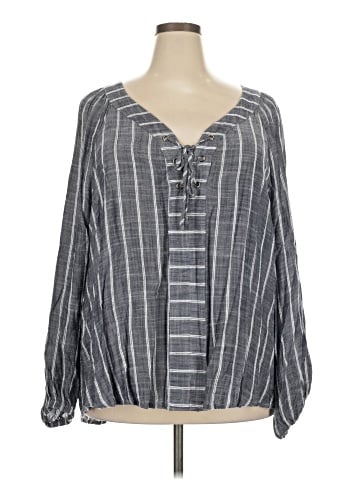 Torrid Long Sleeve Blouse (view 1)