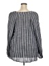 Torrid 100% Rayon Gray Long Sleeve Blouse Size 3X Plus (3) - photo 2