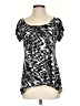 Brittany Black 100% Polyester Black Short Sleeve Top Size S - photo 1