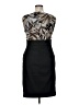 Connected Apparel 100% Polyester Graphic Black Cocktail Dress Size 14 - photo 2