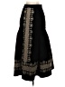 Figue Paisley Black Casual Skirt Size 2 - photo 2